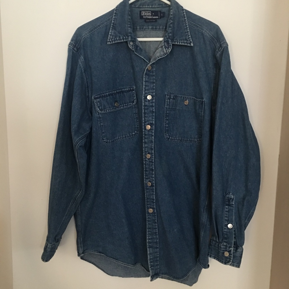 Polo by Ralph Lauren Blue Dungaree/Denim Shirt